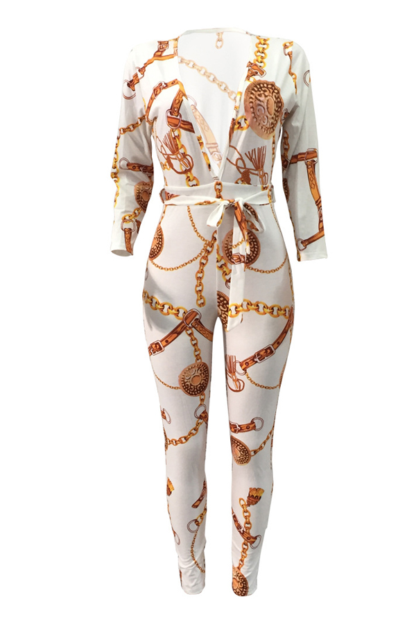 Polyester Print Regular JumpsuitsLW Fashion Online For Women