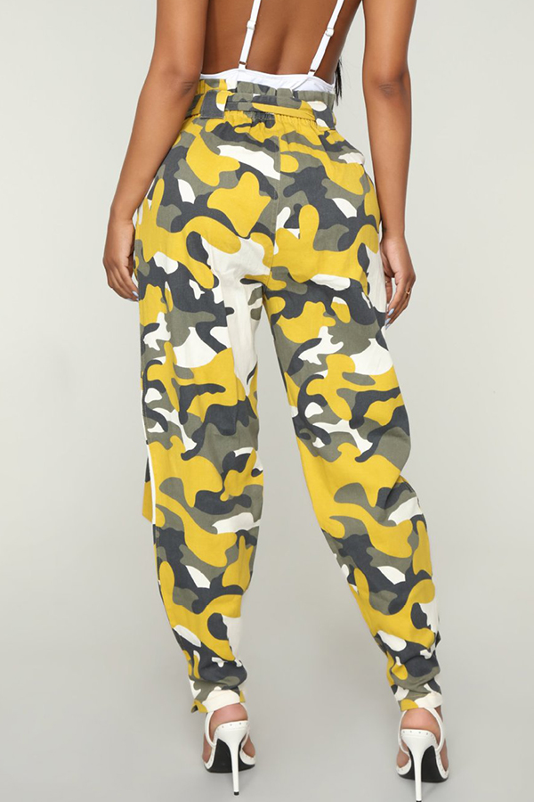 supreme yellow camo pants