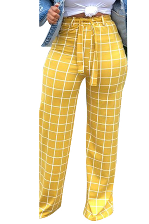 yellow plaid pants forever 21