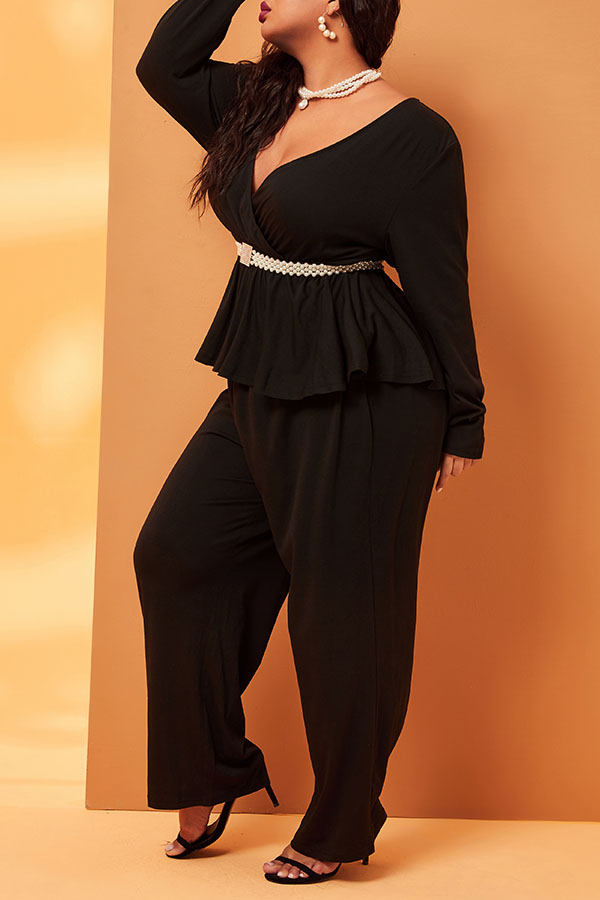 plus size deep v neck