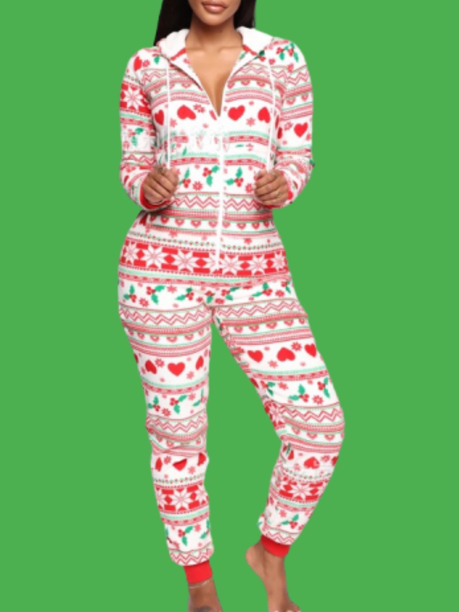 red loungewear