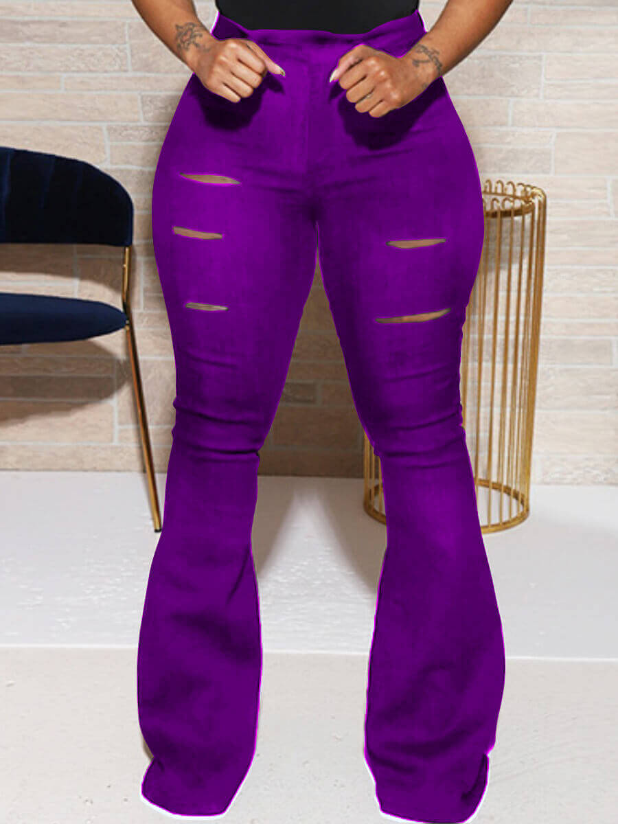 lucid pants purple