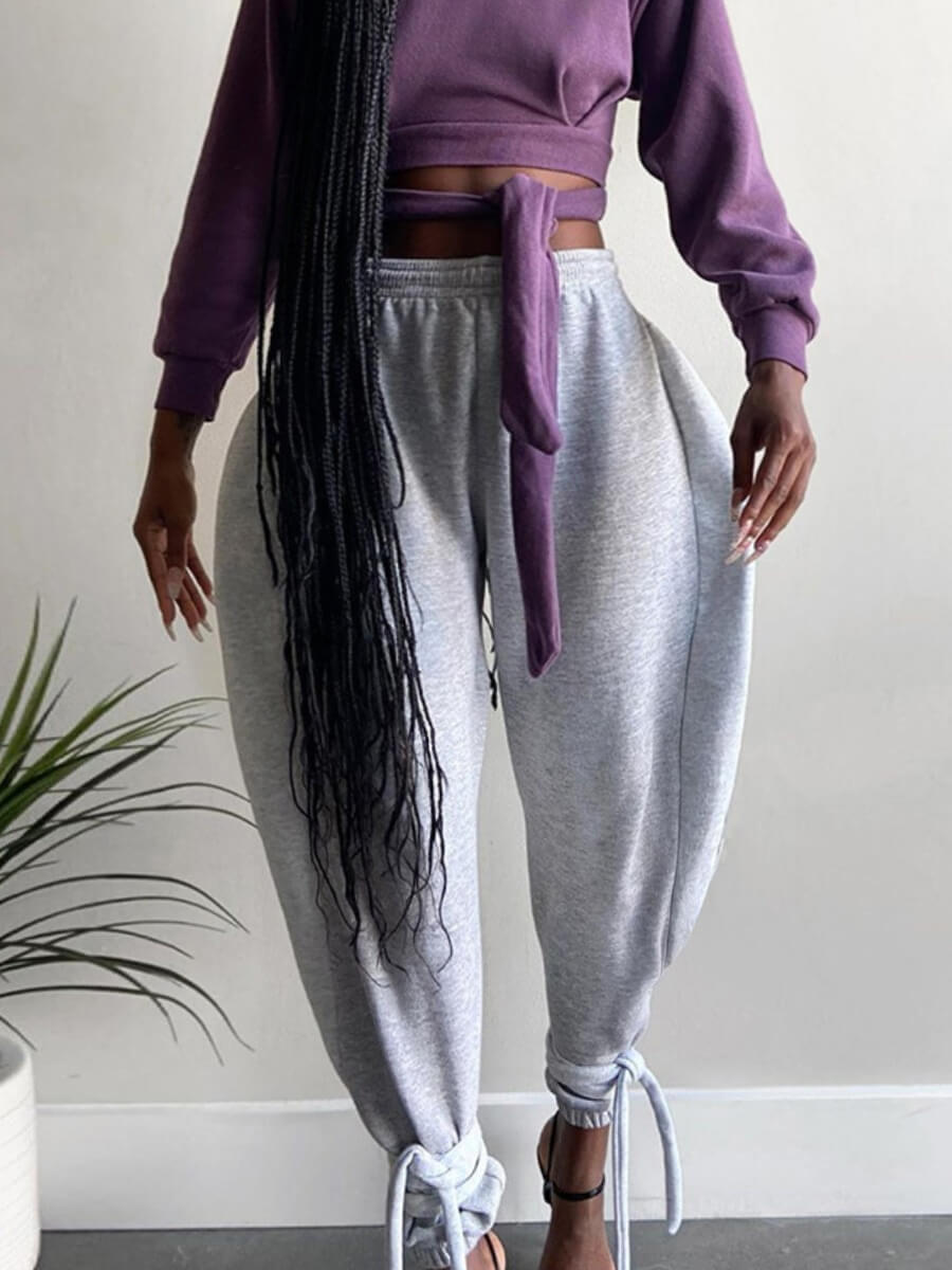 knot pants with top