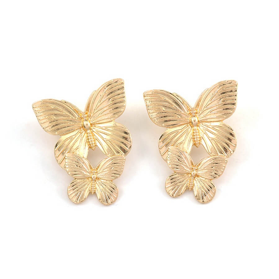 Lovely Trendy Butterfly Gold EarringLovelyWholesale Wholesale Shoes